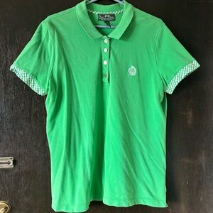 Lauren Ralph Lauren Active Kelly green polo logo shirt. XL